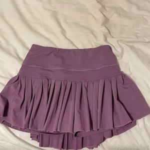 Gold Hinge purple skirt